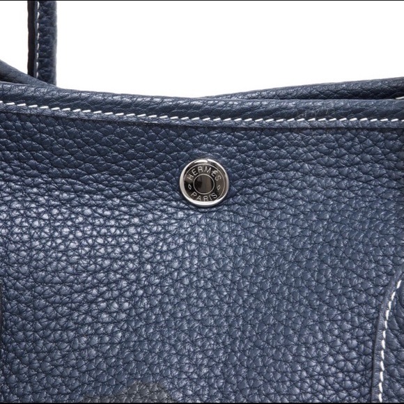 Hermes Bleu de Prusse Negonda Garden Party 36 - Picture 5 of 12